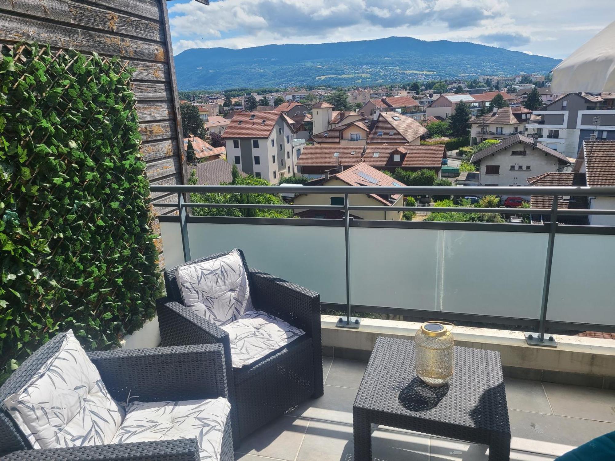 Joli T2 Proche Gare Avec Vue Annemasse Exterior foto